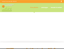 Tablet Screenshot of gartenbau-baenfer.de